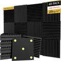 48 Pack Sound Proof Foam Panels for Superior Acoustic Treatment