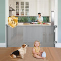 Retractable Baby Gates Hardware Mount for Stairs - Auto-Lock Safety