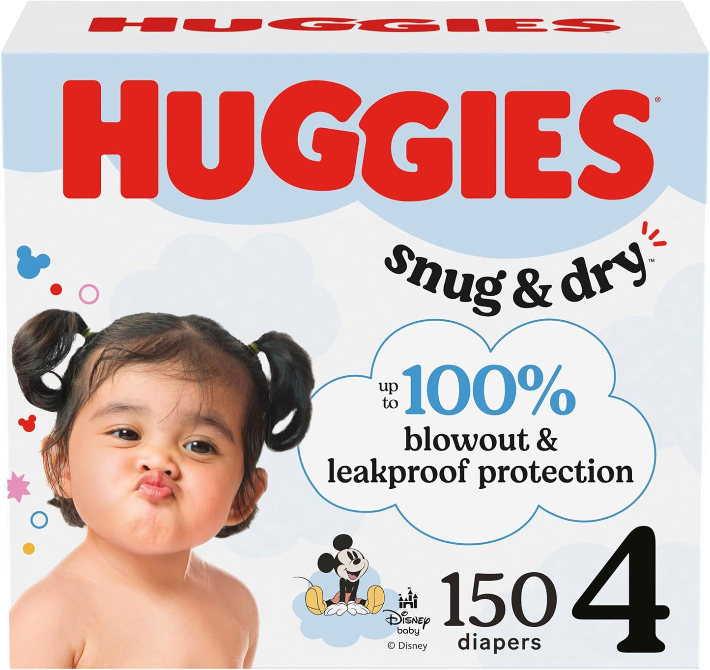 Huggies Size 4 Diapers for Ultimate Snug & Dry Protection