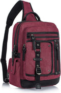 Schkleier Messenger Bag for Men Canvas Sling Bag - Durable Everyday