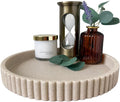 Decorative Round Tray for Coffee Table - Modern Minimalist Centerpiece