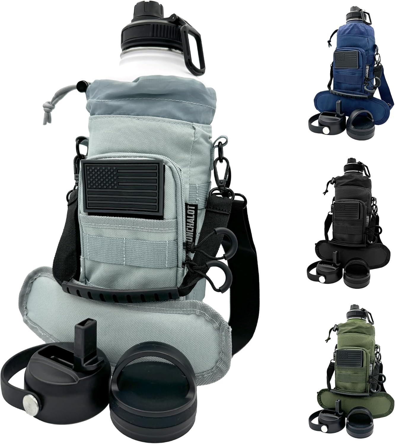 Half Gallon Water Bottle Jug - Insulated Stainless Steel Flask