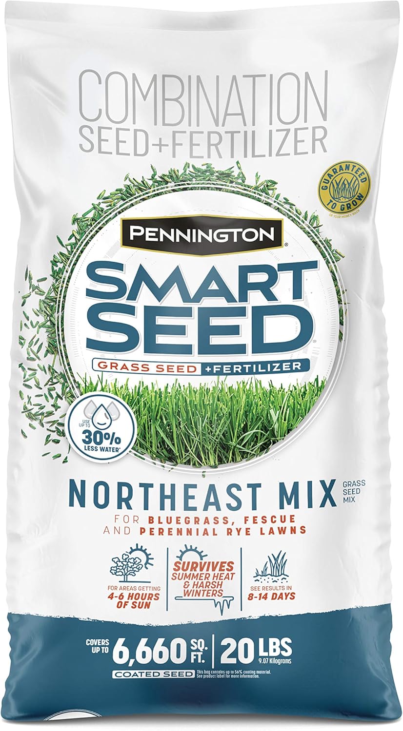 Pennington Smart Seed Northeast Grass Mix for Lush Lawns