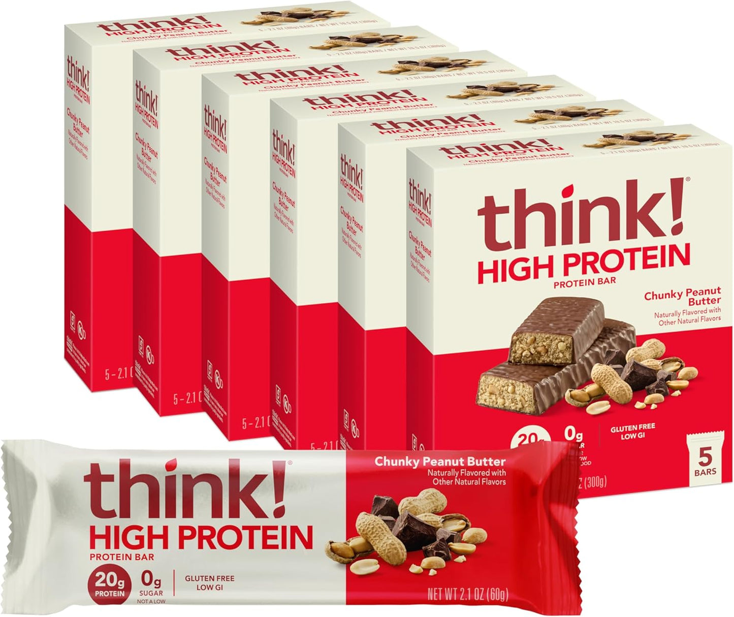 think! Protein Bars - High Protein Snacks, Gluten Free Treats