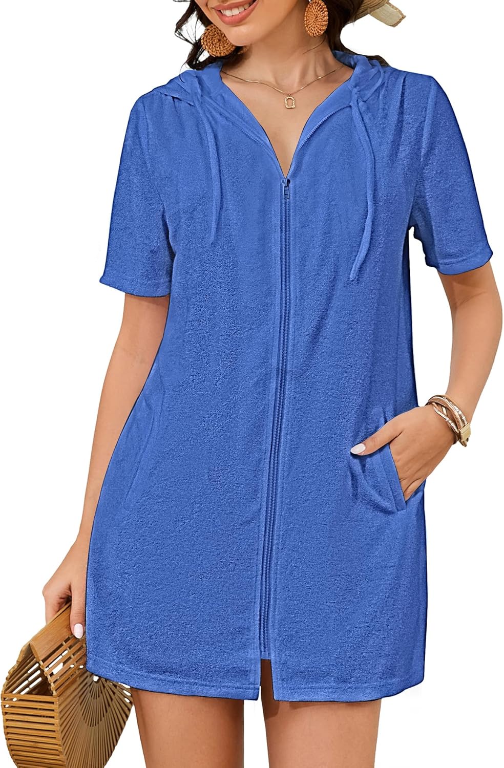 Bsubseach Terry Cloth Cover Up for Women - Stylish Swim Robes