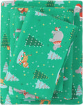 Great Bay Home Christmas Flannel Sheet Set Full Size - Cozy Holiday