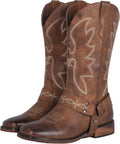 SheSole Women's Wide Calf Cowboy Boots Square Toe - Comfortable