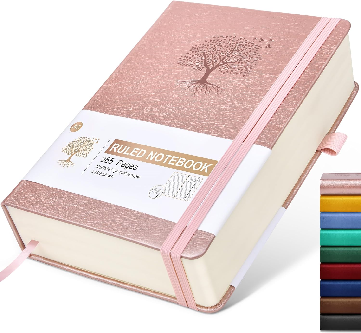 365-Day Romantically Pink Journal by Ansopu