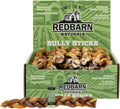 Redbarn 12ft Braided Bully Sticks Pack of 25 - Long Lasting Chews