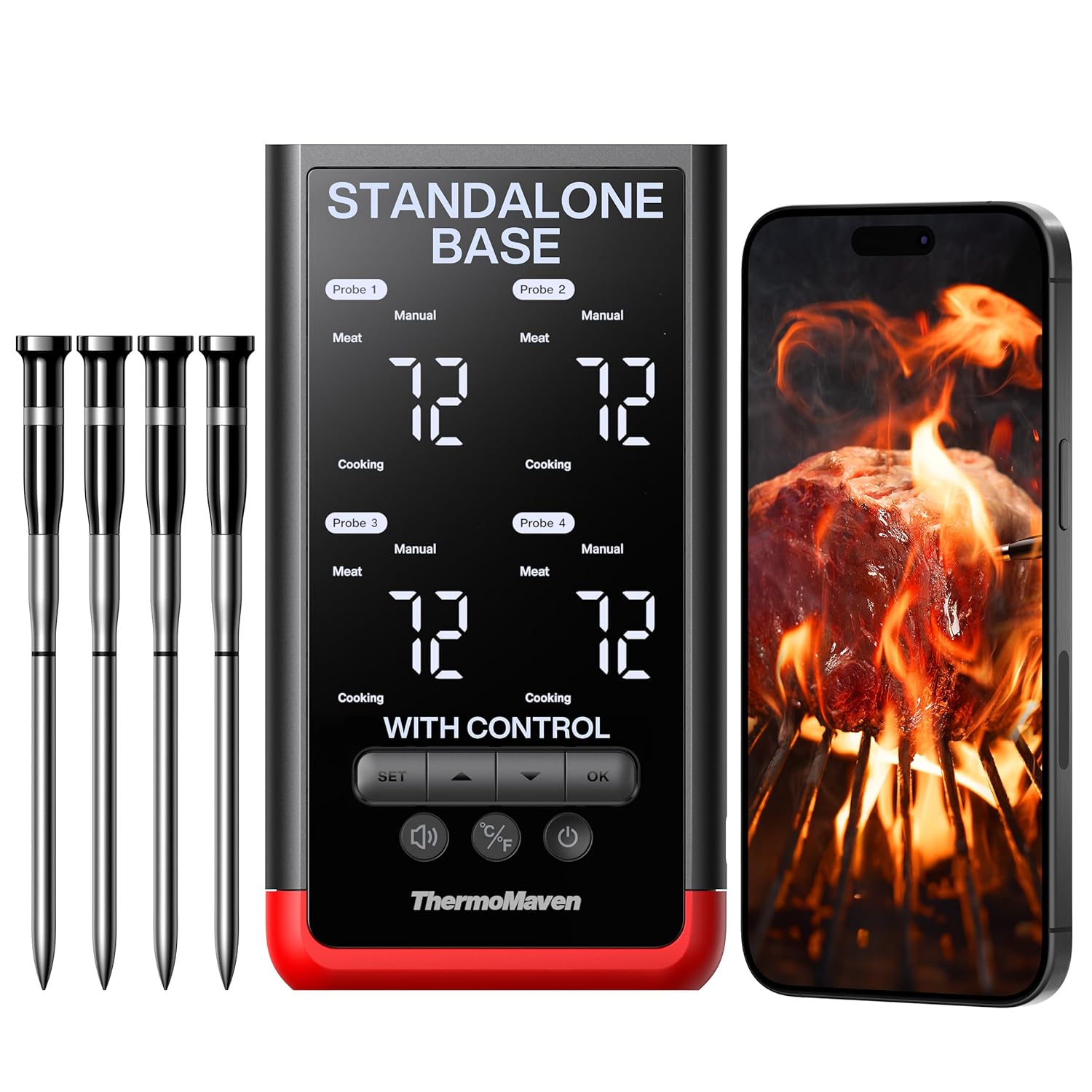 Ultimate BBQ Precision: ThermoMaven