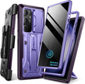 TONGATE S23 Ultra Case Privacy Purple with Slide Camera Cover