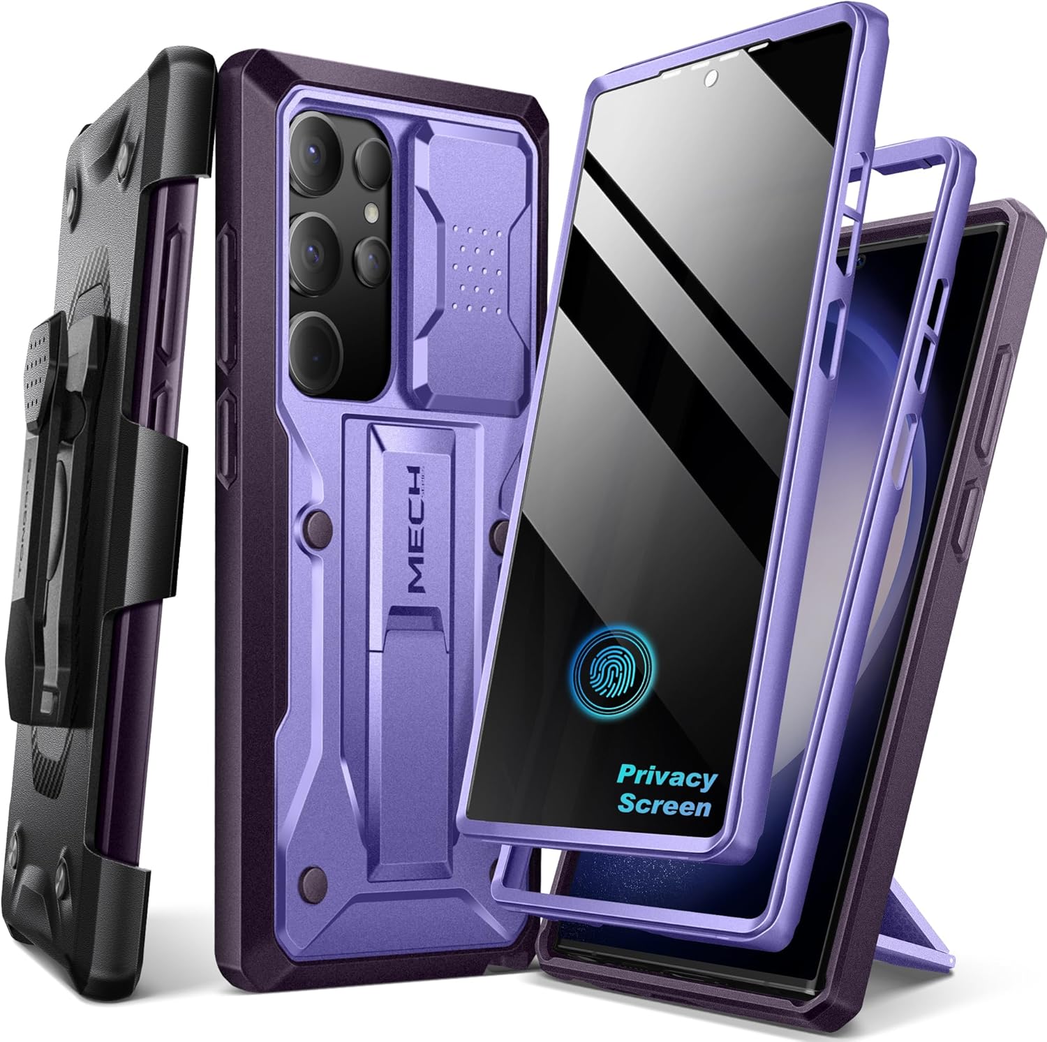 Samsung Galaxy S23 Ultra Case with Slide Camera Cover & Kickstand