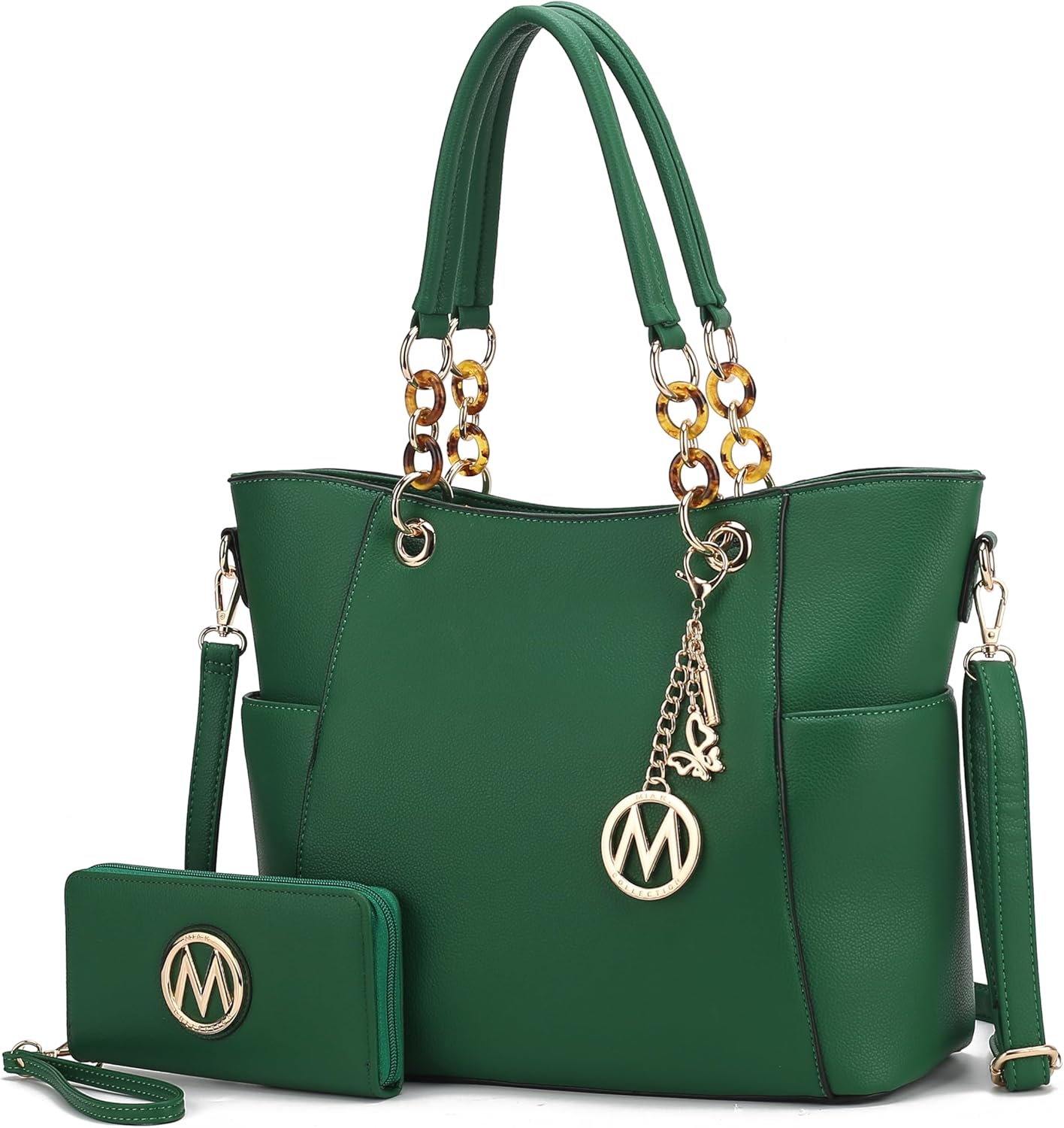 MKF Collection Tote Bag Set for Women - Chic Vegan Leather Handbag