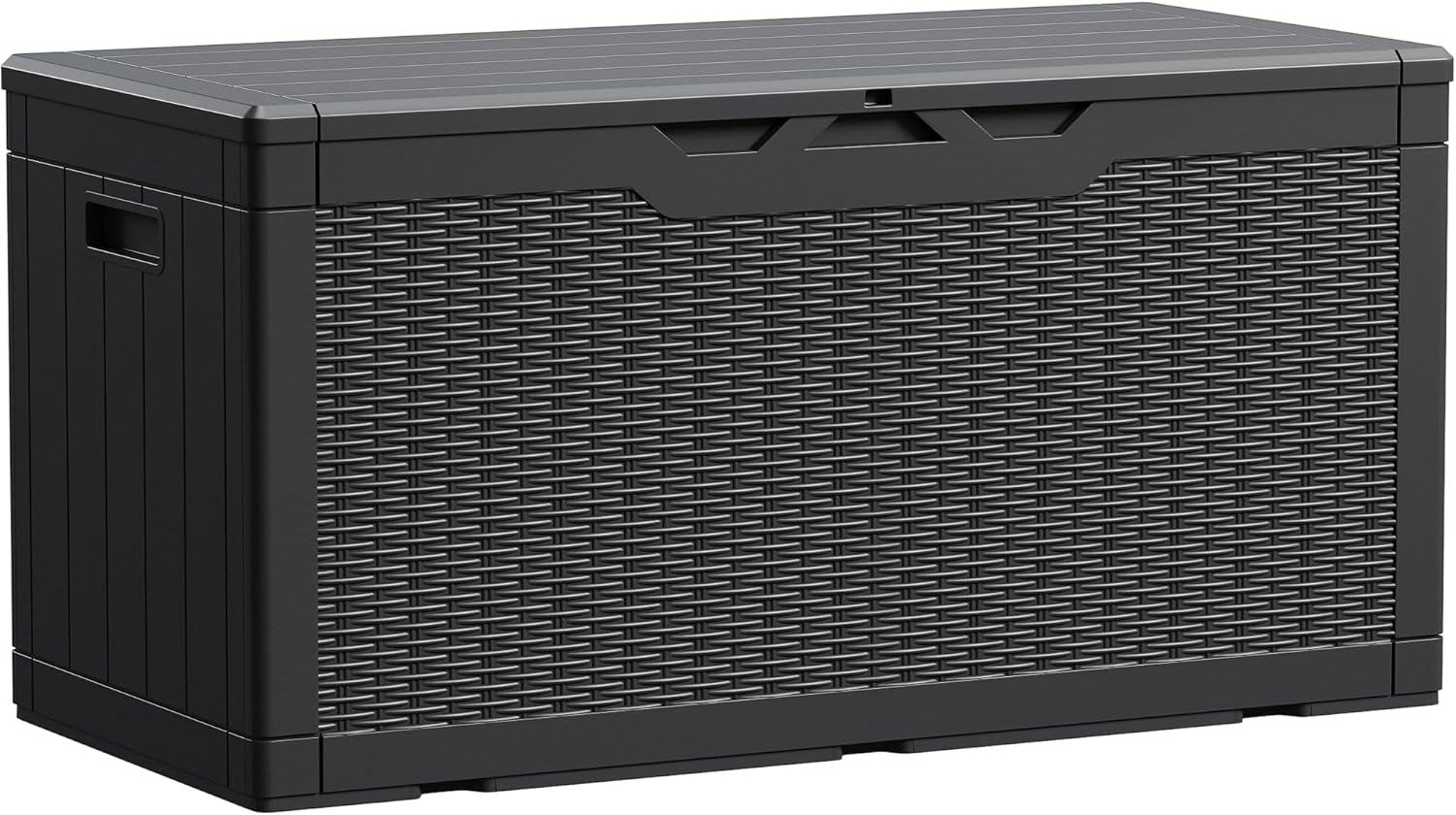 Devoko 100 Gallon Waterproof Large Resin Deck Box for Storage