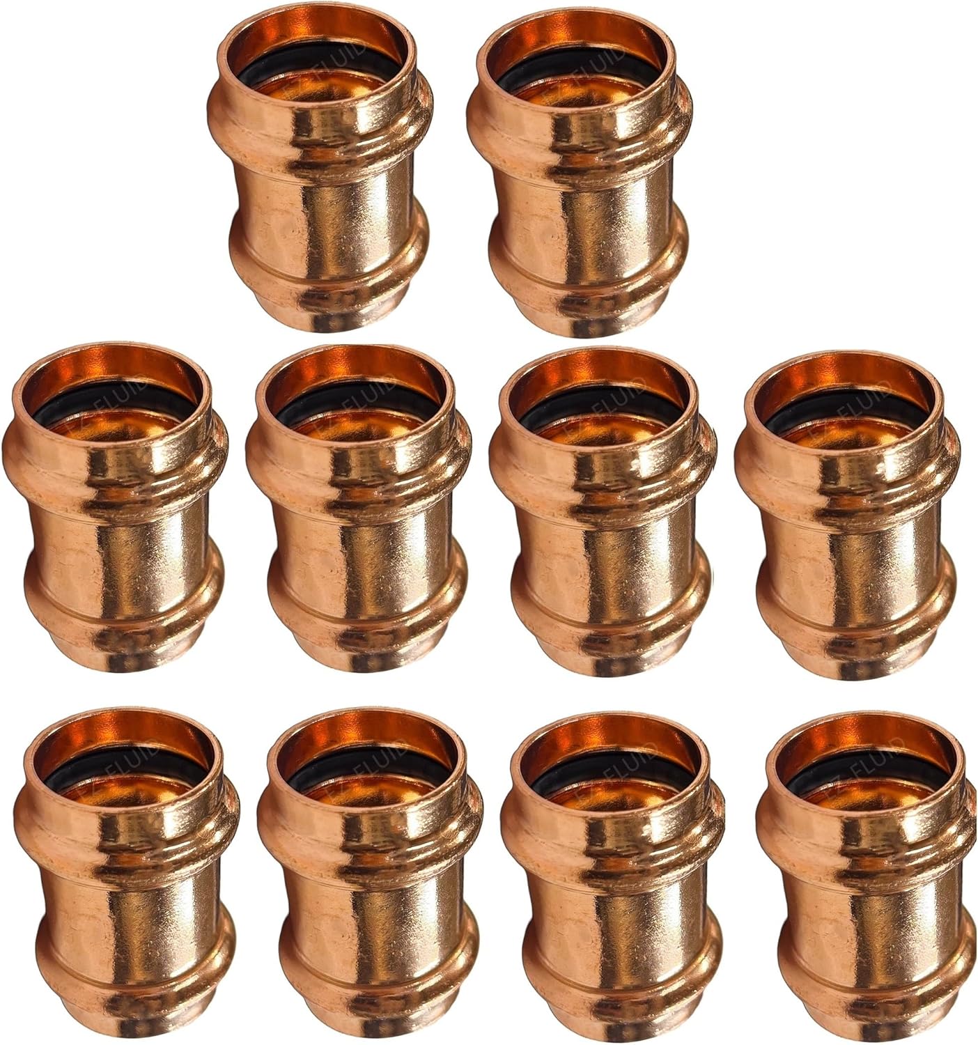 EZ-FLUID Heavy Duty 3/4in Press Slip Coupling for Plumbing Needs