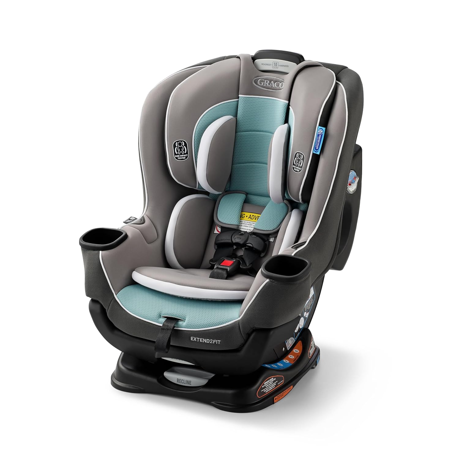 Graco Extend2Fit Convertible Baby Car Seat for Growing Kids