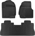 Floor mats for F250 F350 F450 Crew Cab 2017-2025 - Fold Flat Storage