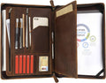 Full Grain Leather Portfolio Organizer Padfolio for 12.9in iPad