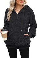 ReachMe Womens Oversized Sherpa Pullover Hoodie - Cozy (Style 5GV1)