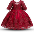 Tulle Flower Princess Dress for Baby Girl - Fluffy Lace Party Dress