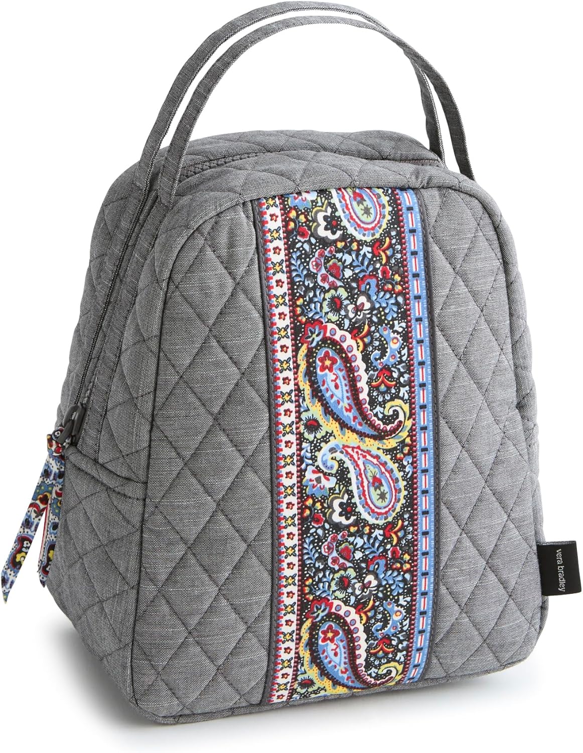 Premium Cotton Lunch Bag in Black Chambray for Stylish Meals