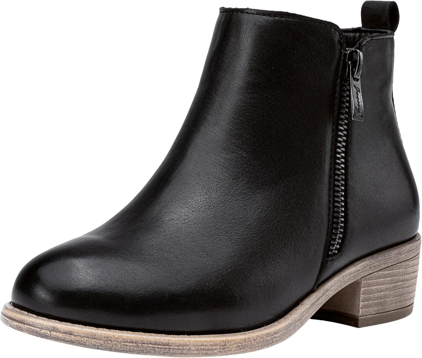 Jeossy Women's 905 Ankle Boots: Classic Low Heeled Booties