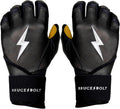BRUCE BOLT Long Cuff Batting Gloves - Durable Cabretta Leather
