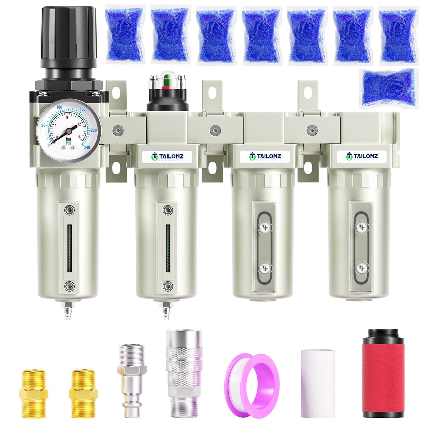 Industrial Grade 4 Stage Air Drying System - TAILONZ PNEUMATIC