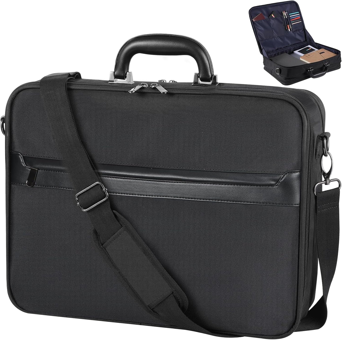 Jetviivid Laptop Briefcase for 15.6-16 inch Laptops