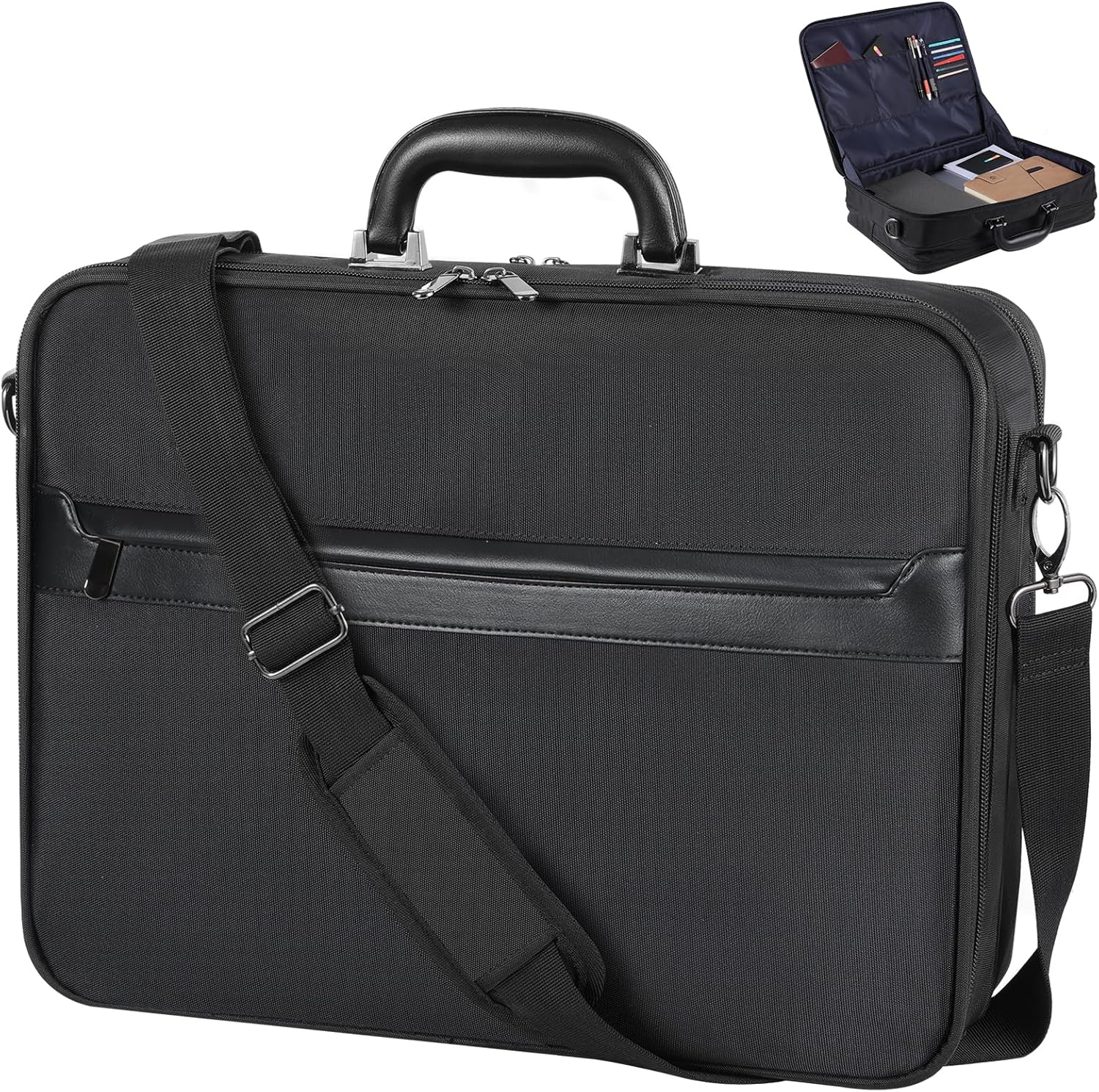 Jetviivid Laptop Briefcase for 15.6-16 inch Laptops