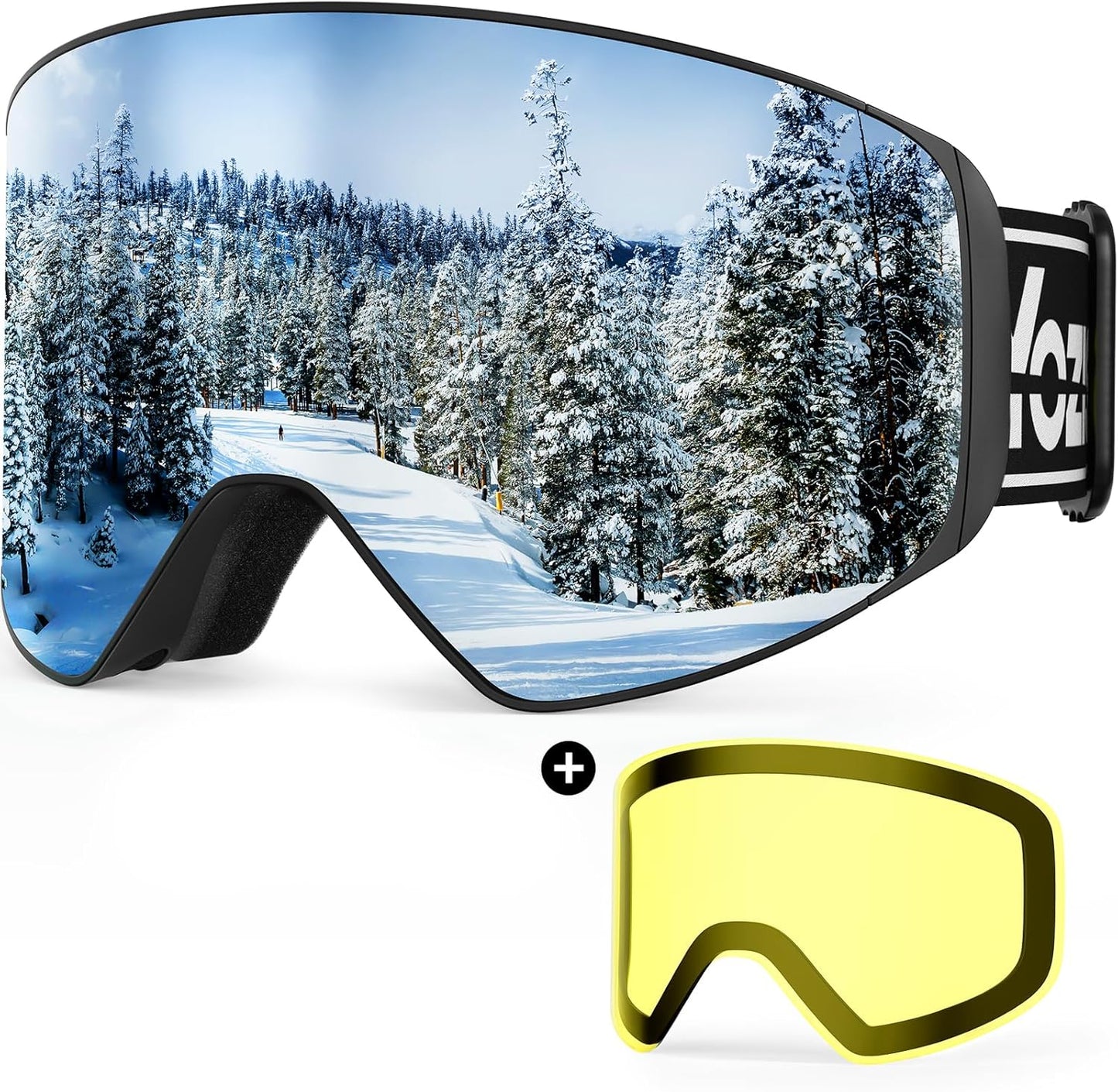 Ski Goggles with UV400 Protection for Men and Women