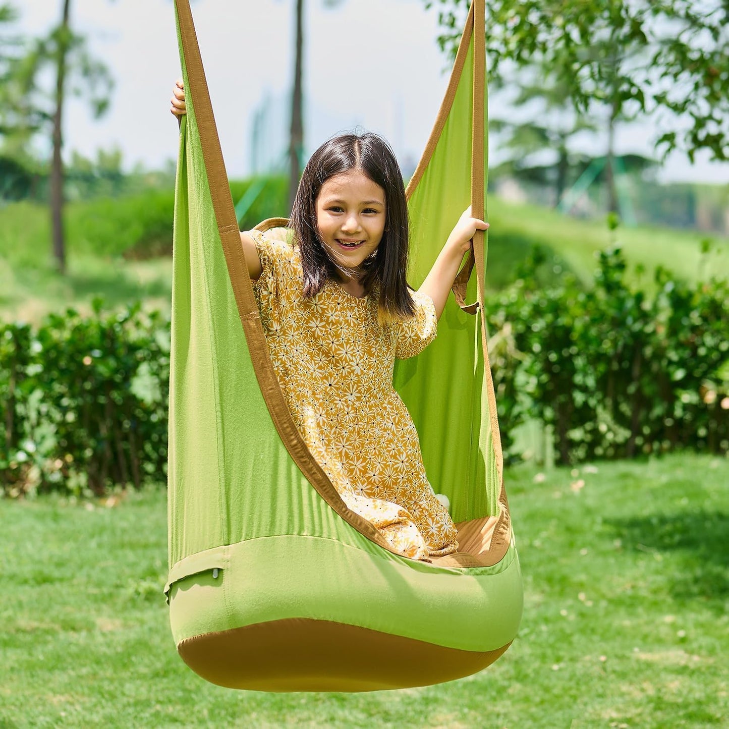 CO-Z Upgraded Kids Hanging Pod Swing Chair for Indoor Fun