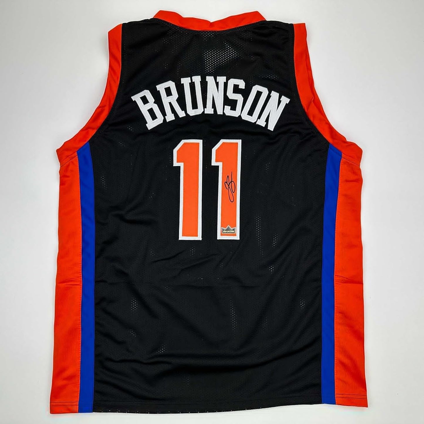 Facsimile Autographed Jalen Brunson Black Basketball Jersey XL