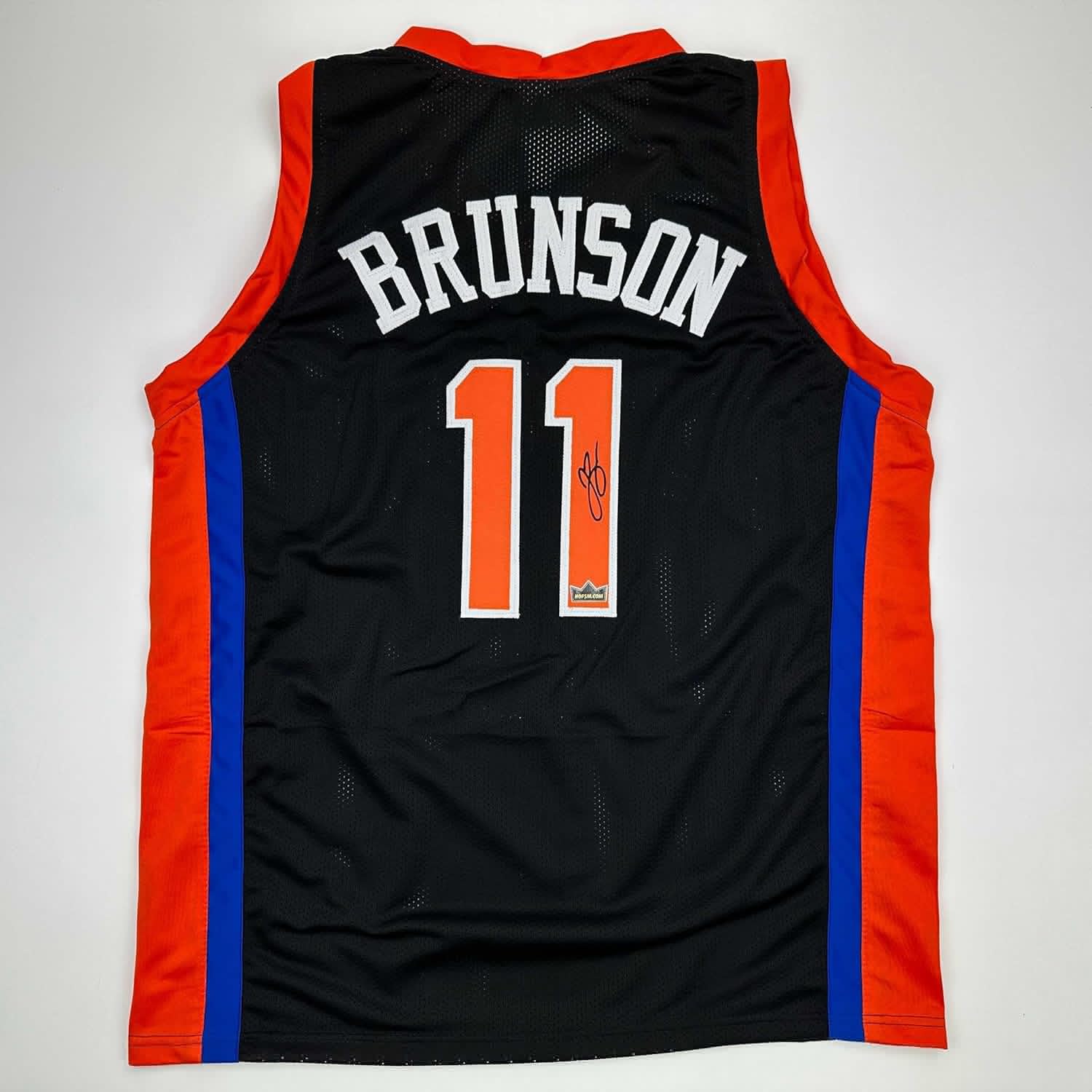 Facsimile Autographed Jalen Brunson Black Basketball Jersey XL
