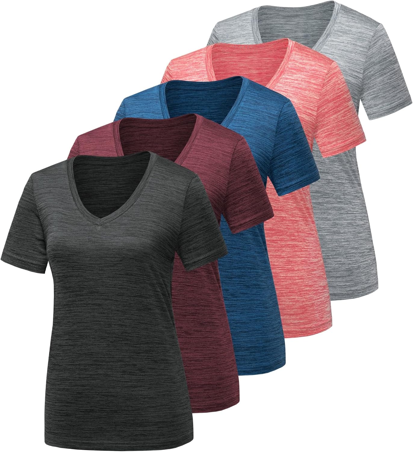 Moisture Wicking Workout Shirts for Women - Performance T Shirts