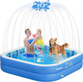 Inflatable Pool for Kids and Pets 77.2x12.2 in - Family Splash Pad
