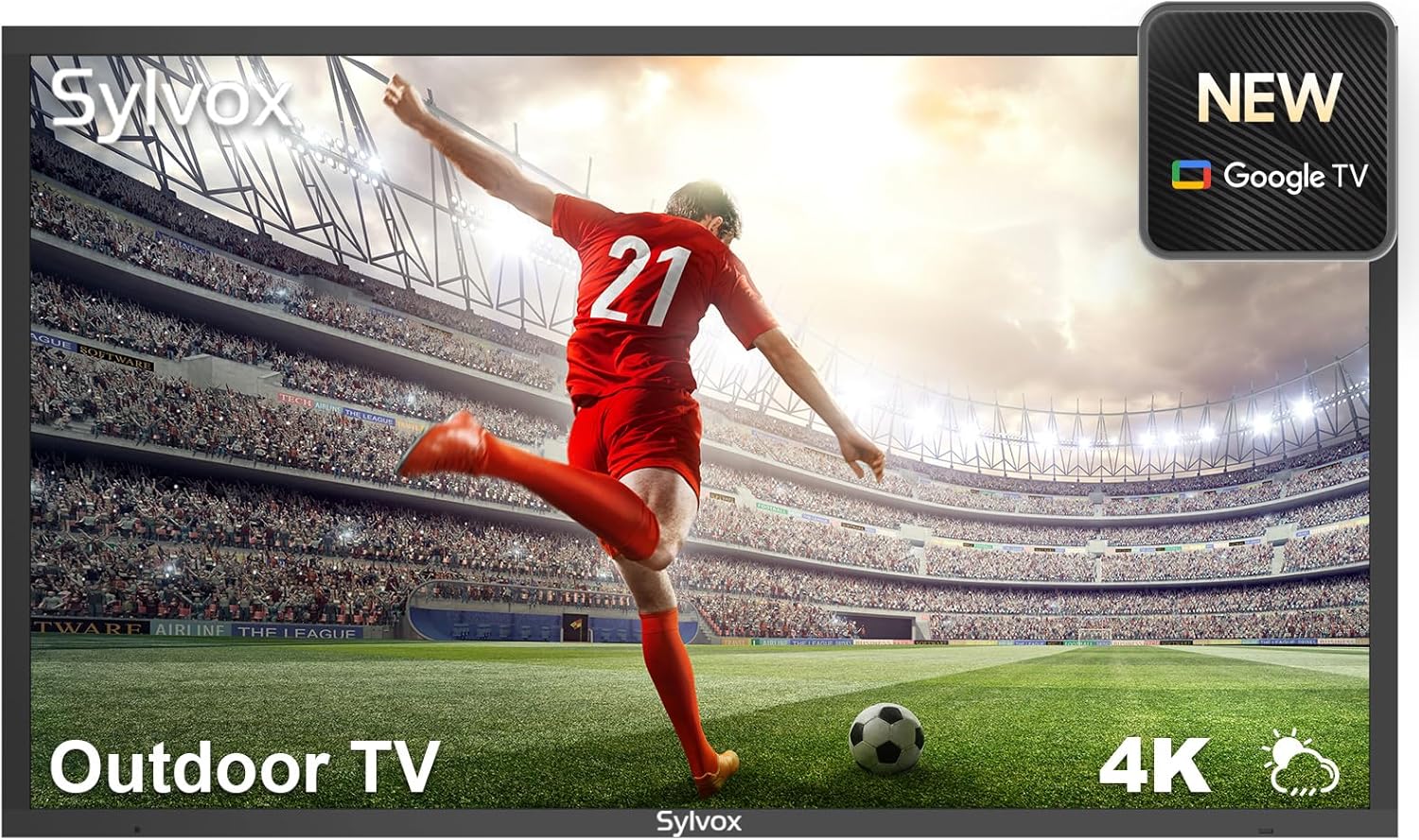 SYLVOX 65 Waterproof Outdoor TV: 4K Ultra HD