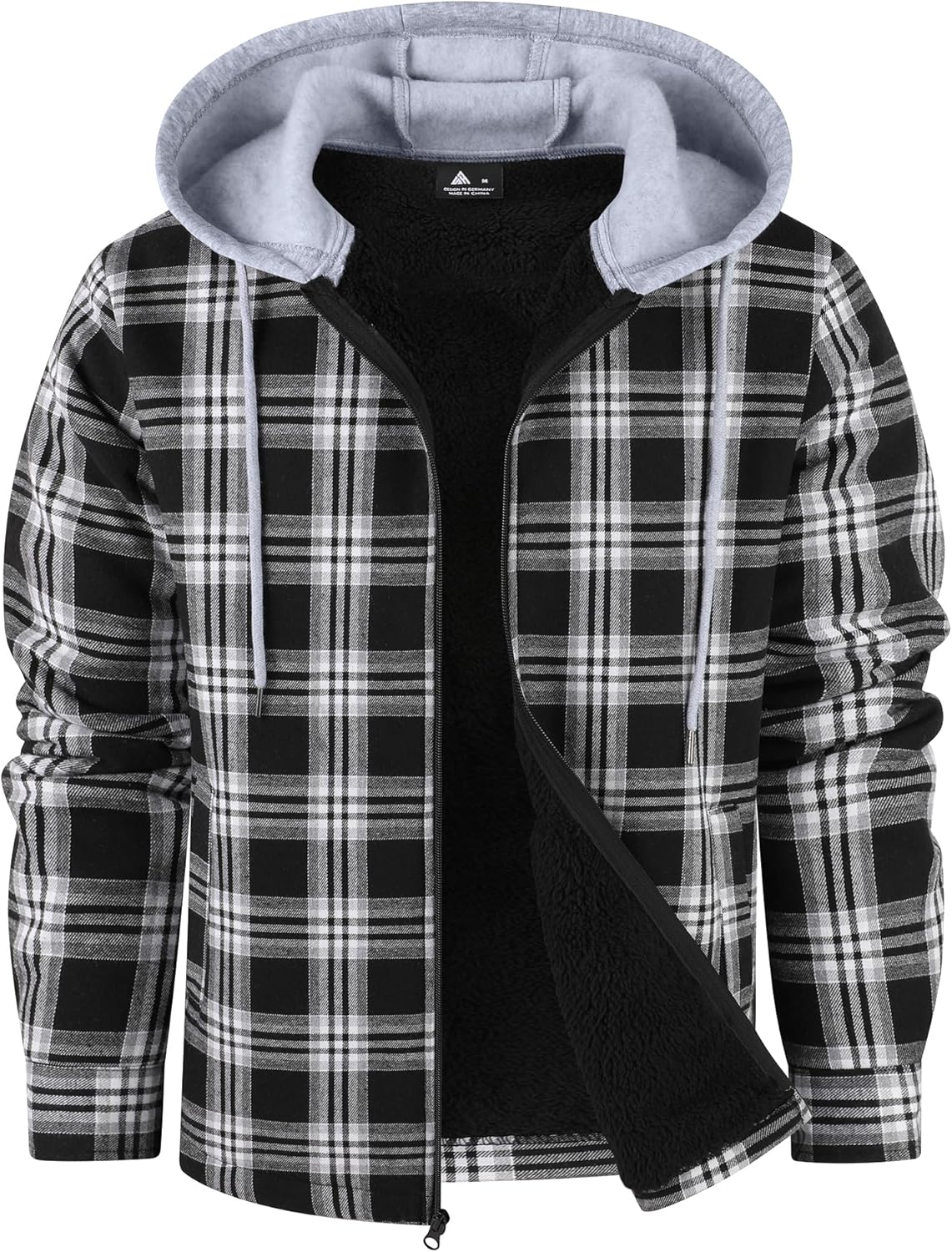 Mens Flannel Plaid Jacket for Winter Warmth and Style