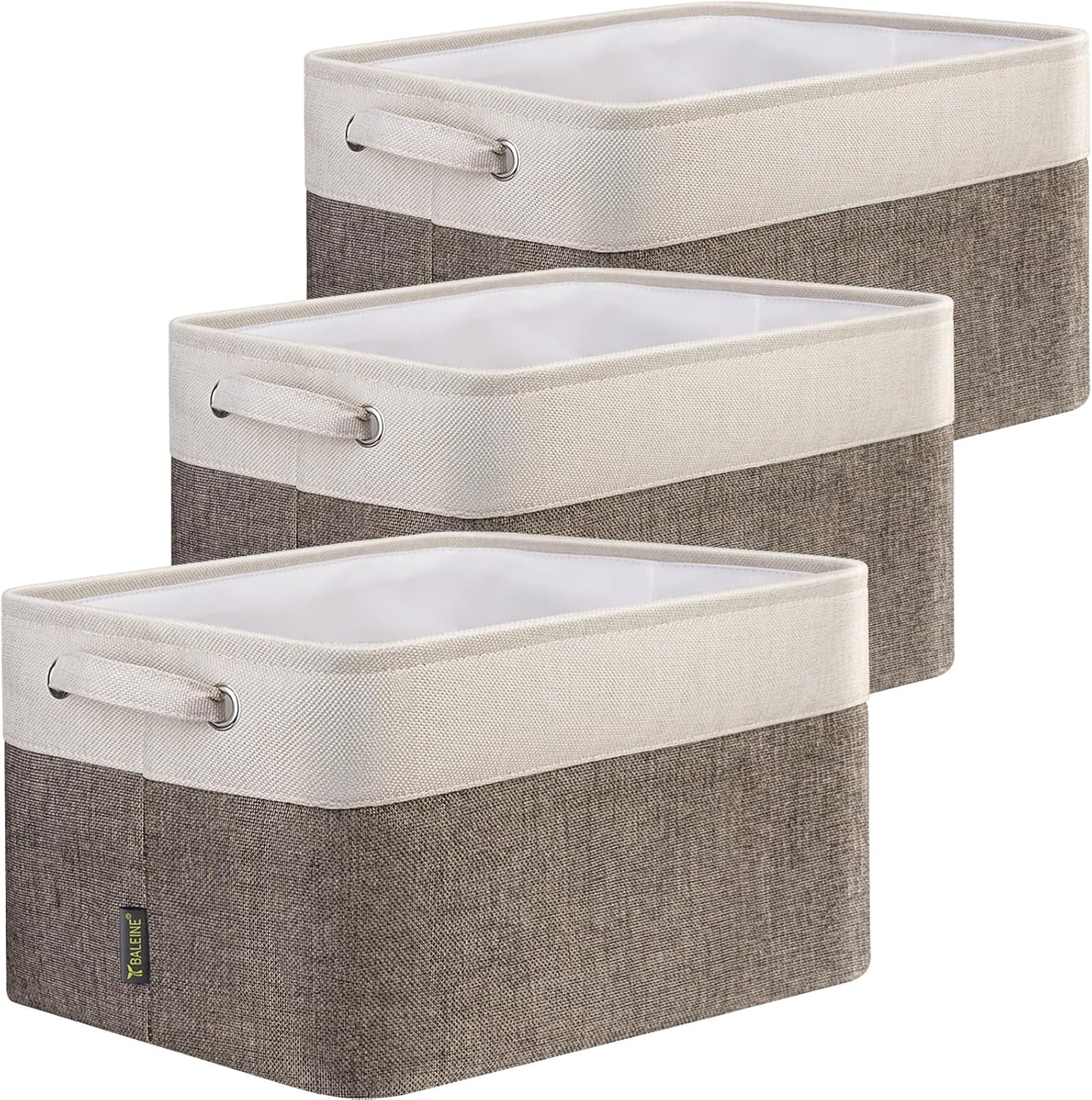 BALEINE Fabric Storage Bins for Organizing Your Home Decor