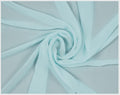 MDS Pack of 15 Yard Aqua Green Chiffon Fabric for Crafts