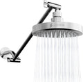 High Pressure Rain Shower Head with 16ft Arm Extension - No-Tool