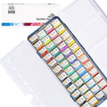 PHOENIX Artist Grade Watercolor Paint Set - Half Pan 48 Colors