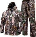 Quiet Hunting Clothes Suit Camouflage Hoodie Jacket Pants - Weather do
