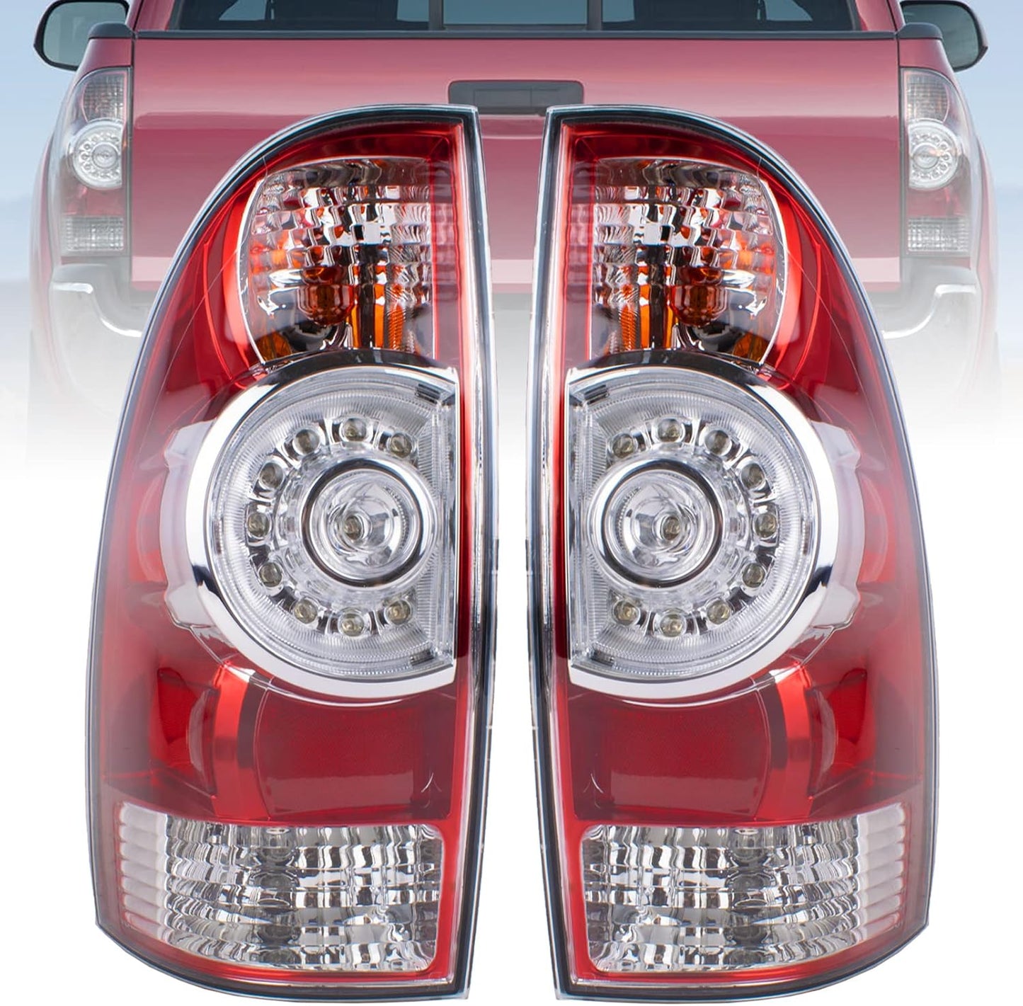 Boine Tail Light for 2005-2015 Toyota Tacoma - LED Brake Lamps