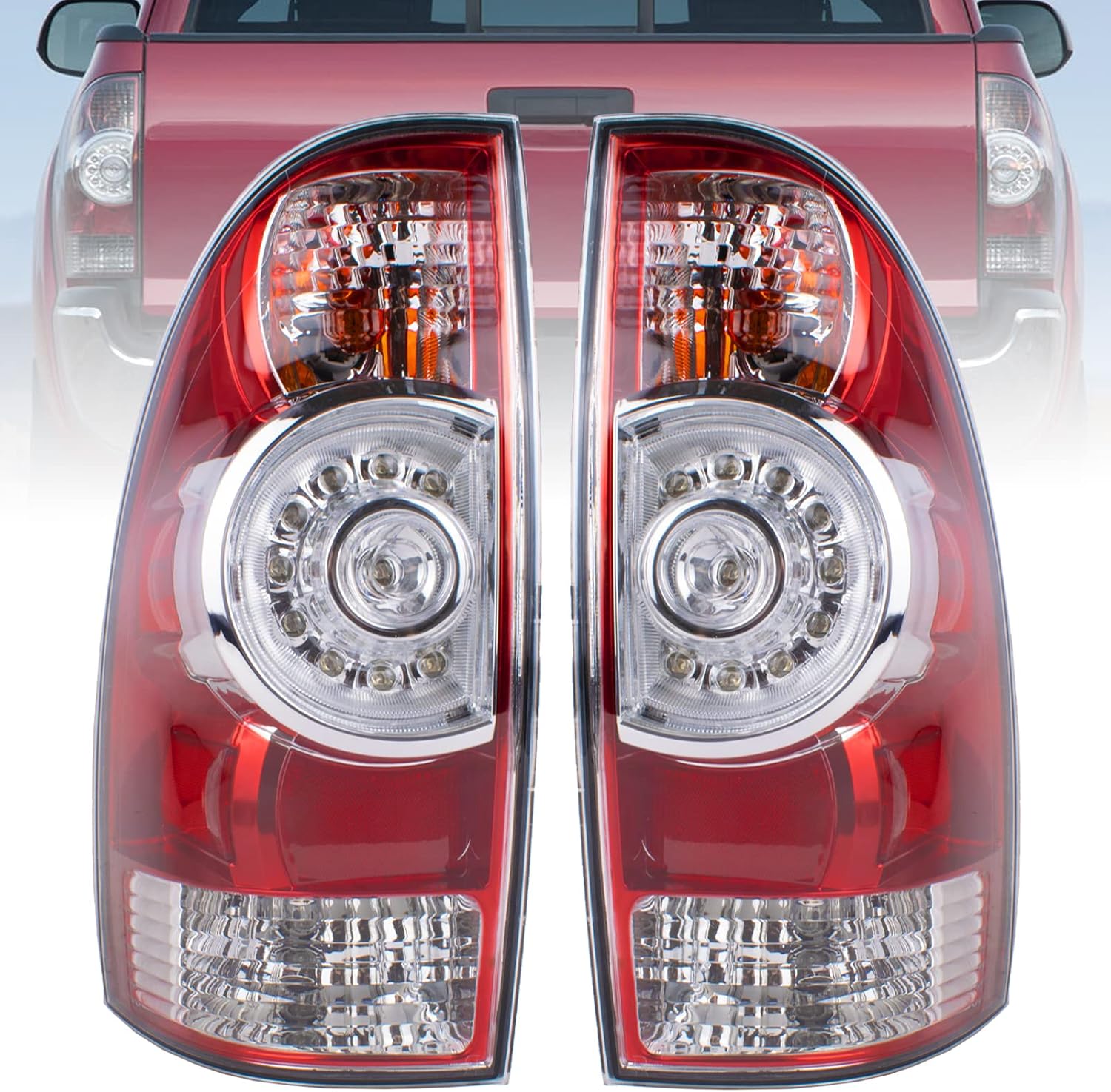 Boine Tail Light for 2005-2015 Toyota Tacoma - LED Brake Lamps