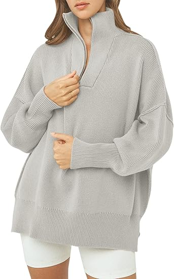 ANRABESS Women's Oversized Sweater for Fall 2023 Fashion