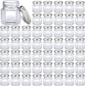 Mini Hexagon Glass Jars 100 Pack 1.5oz - Bulk Favor & Storage