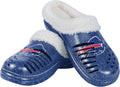 FOCO Women's Team Logo Sherpa Lined Glitter Slipper Clogs - Cozy Fit