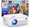 4K Projector with WiFi and Bluetooth - 1080P Native Smart OS
