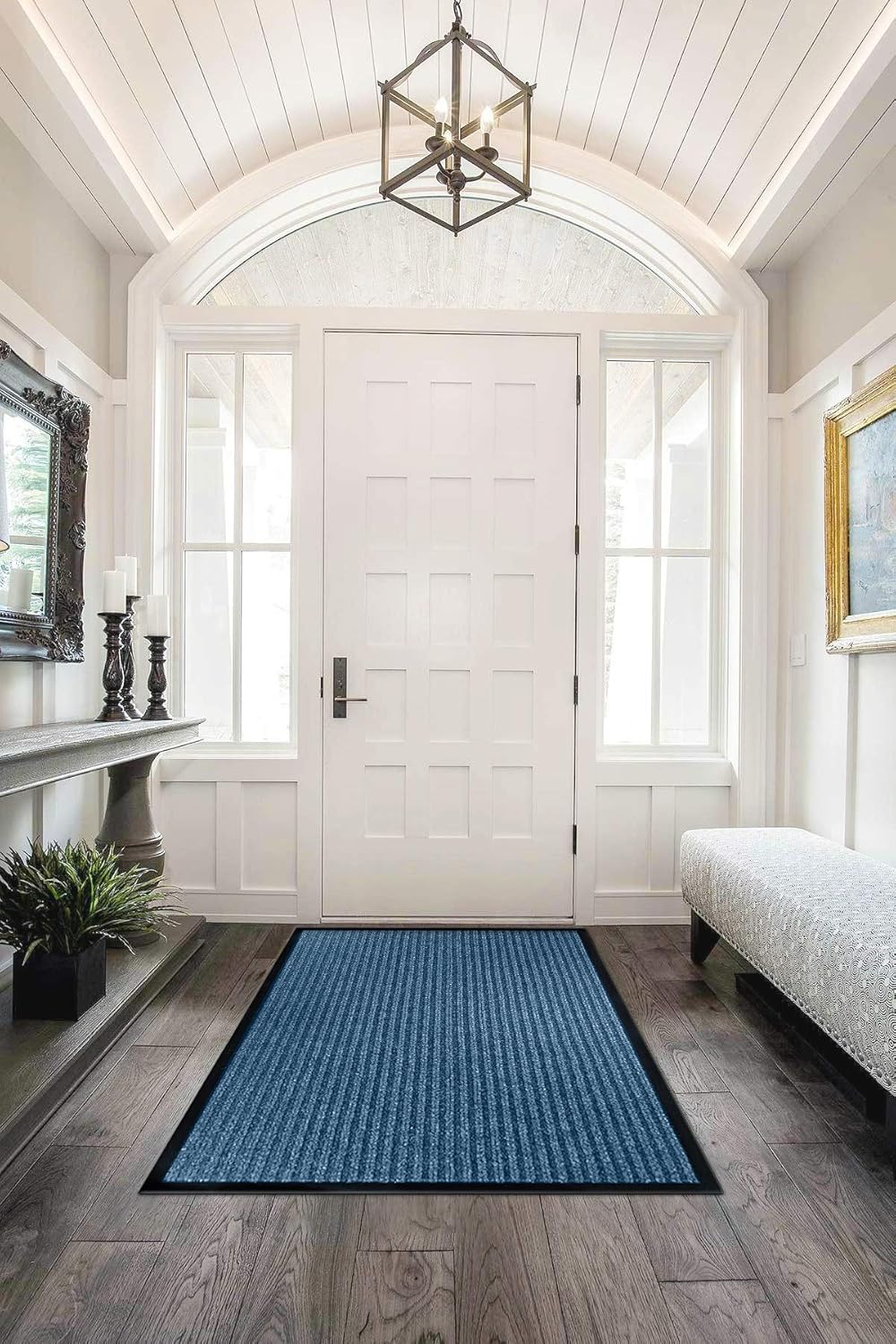 LuxUrux Premium Rubber Door Mat - Heavy-Duty Waterproof Design